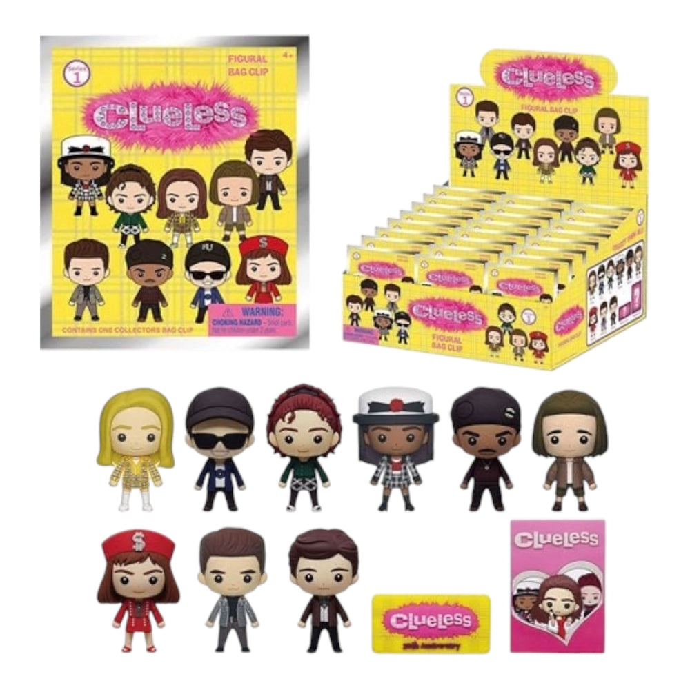 Clueless 30th Anniversary Series 1 3D Mystery Foam Bag Clip (ONLINE ORDER ONLY)