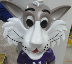 3 Foot Northwestern Wildcats Willie the Wildcat Bobblehead (ONLINE ORDER ONLY)
