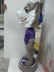 3 Foot Northwestern Wildcats Willie the Wildcat Bobblehead (ONLINE ORDER ONLY)