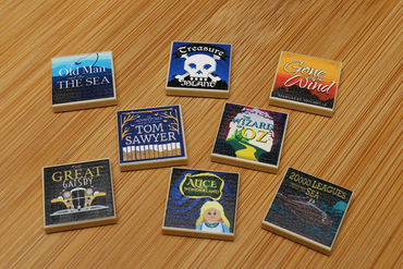 Classic Books Pack (Series 1) made using LEGO parts (Online Order Only)