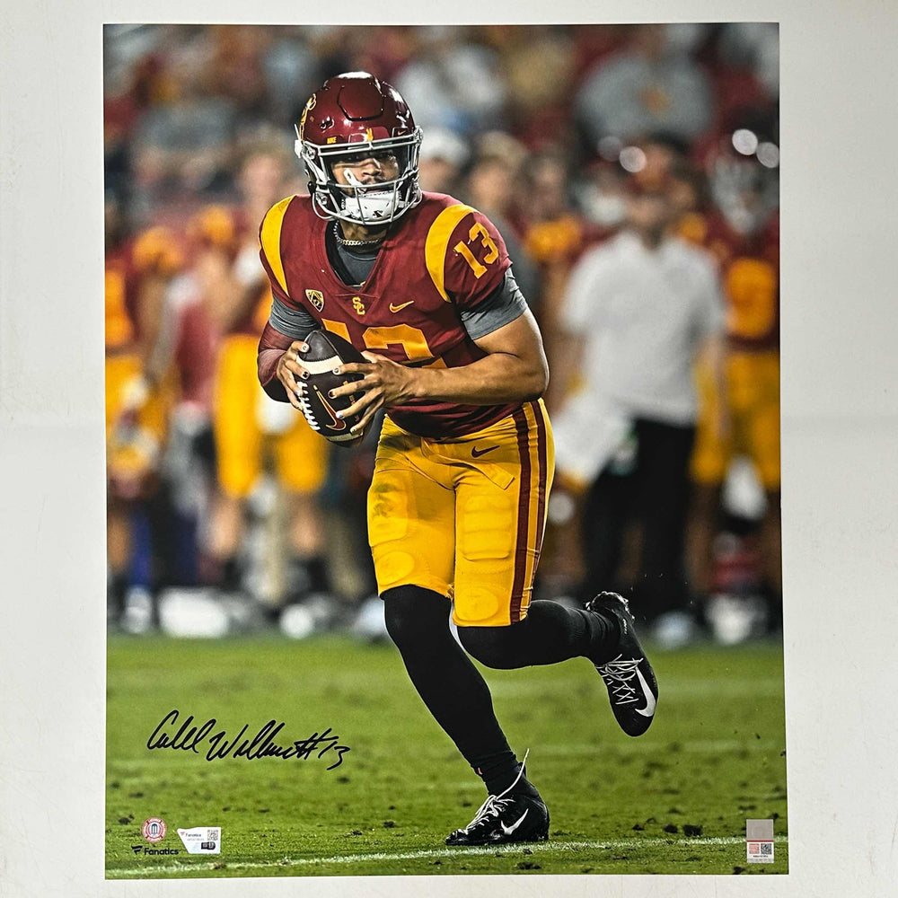 Autographed/Signed Caleb Williams USC Trojans 16x20 College Football Photo Fanatics COA (ONLINE ORDER ONLY)