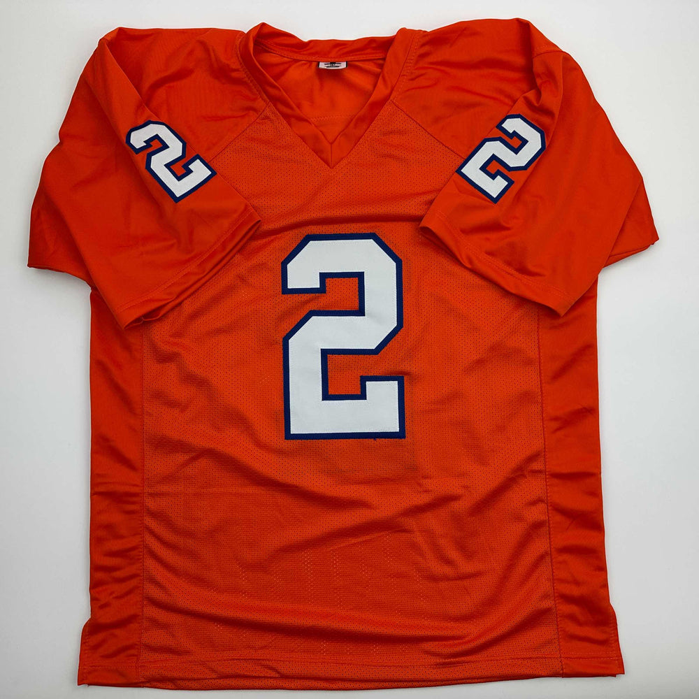 Facsimile Autographed Cade Klubnik Clemson Orange Reprint Laser Auto College Football Jersey Size Men's XL (ONLINE ORDER ONLY)