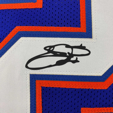 Facsimile Autographed Emmitt Smith Florida Blue Reprint Laser Auto College Football Jersey Size Men's XL (ONLINE ORDER ONLY)