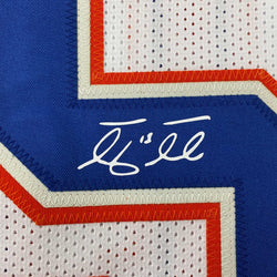 Facsimile Autographed Tim Tebow Florida White Reprint Laser Auto College Football Jersey Size Men's XL (ONLINE ORDER ONLY)