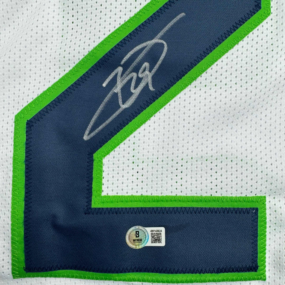 Autographed/Signed Earl Thomas III Seattle White Football Jersey Beckett BAS COA