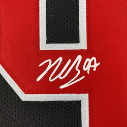Facsimile Autographed Nick Bosa Ohio State Black Reprint Laser Auto College Football Jersey Size Men's XL (ONLINE ORDER ONLY)