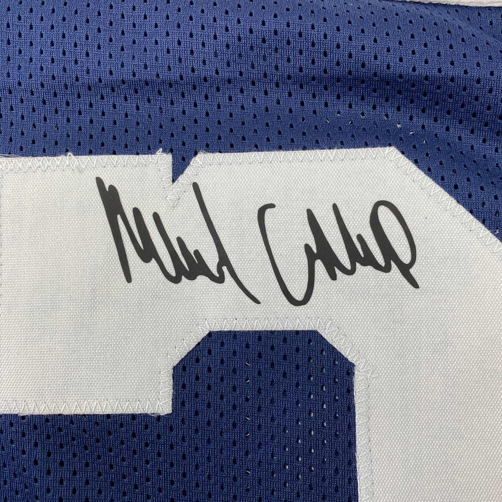 Facsimile Autographed Michael Gallup Dallas Thanksgiving Day Reprint Laser Auto Football Jersey Size Men's XL (ONLINE ORDER ONLY)