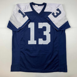 Facsimile Autographed Michael Gallup Dallas Thanksgiving Day Reprint Laser Auto Football Jersey Size Men's XL (ONLINE ORDER ONLY)