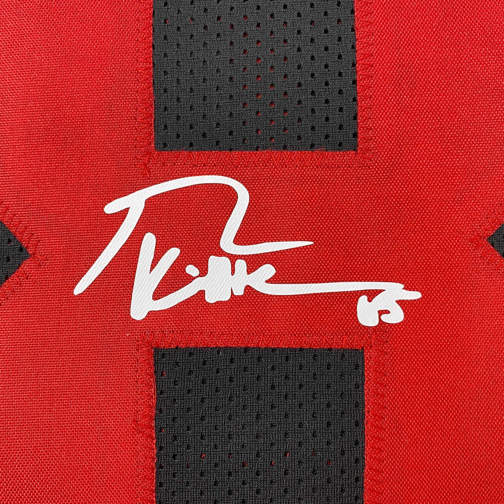 Facsimile Autographed George Kittle San Francisco Black Reprint Laser Auto Football Jersey Size Men's XL (ONLINE ORDER ONLY)