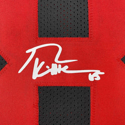 Facsimile Autographed George Kittle San Francisco Black Reprint Laser Auto Football Jersey Size Men's XL (ONLINE ORDER ONLY)