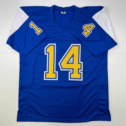 Facsimile Autographed Dan Fouts San Diego Blue Reprint Laser Auto Football Jersey Size Men's XL (ONLINE ORDER ONLY)