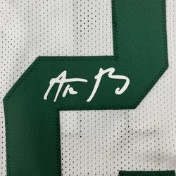 Facsimile Autographed Aaron Rodgers Green Bay White Reprint Laser Auto Football Jersey Size Men's XL (ONLINE ORDER ONLY)