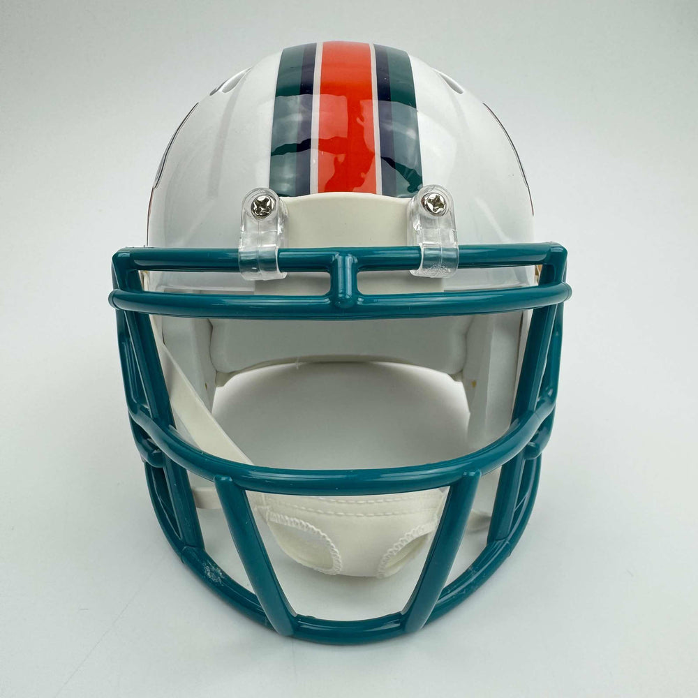 Autographed/Signed Ricky Williams Miami Dolphins Mini Football Helmet JSA COA