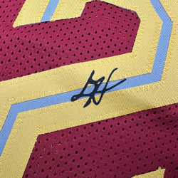 Facsimile Autographed De’Andre Hunter Cleveland Red Reprint Laser Auto Basketball Jersey Size Men's XL (ONLINE ORDER ONLY)