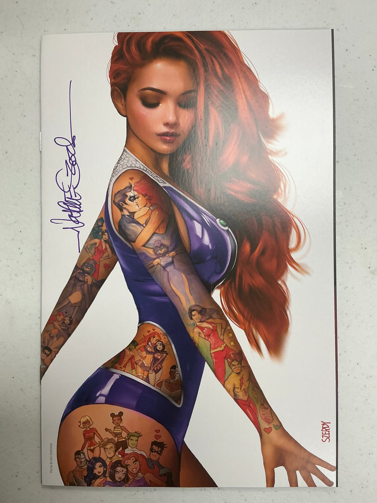 [Signed by Nathan Szerdy] TITANS #1 NATHAN SZERDY TATTOO VIRGIN VAR [IN STOCK] (ONLINE ORDER ONLY)