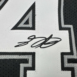 Facsimile Autographed De'Aaron Fox San Antonio Black Reprint Laser Auto Basketball Jersey Size Men's XL (ONLINE ORDER ONLY)