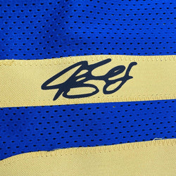 Facsimile Autographed Jimmy Butler Golden State Blue Reprint Laser Auto Basketball Jersey Size Men's XL (ONLINE ORDER ONLY)
