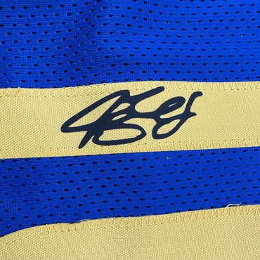 Facsimile Autographed Jimmy Butler Golden State Blue Reprint Laser Auto Basketball Jersey Size Men's XL (ONLINE ORDER ONLY)