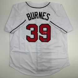 Facsimile Autographed Corbin Burnes Arizona White Reprint Laser Auto Baseball Jersey Size Men's XL (ONLINE ORDER ONLY)