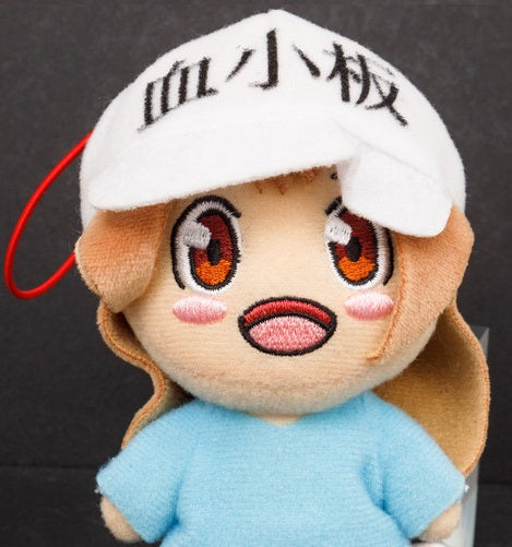 Cells at Work! Platelet Plush Doll Strap Fukuya
