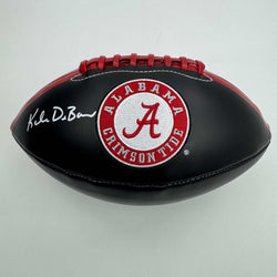 Autographed/Signed Kalen DeBoer Alabama Crimson Tide Full Size Black Logo College Football JSA COA