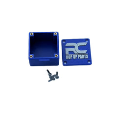 RC Hop Up Parts Large RC Receiver Box Blue, Threaded M3 Inserts and Lid for CEN Racing F450, F250, Sicario (ONLINE ORDER ONLY)
