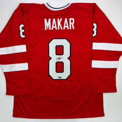 Facsimile Autographed Cale Makar Canada Red 2025 4 Nations Face-Off Reprint Laser Auto Hockey Jersey Size Men's XL (ONLINE ORDER ONLY)