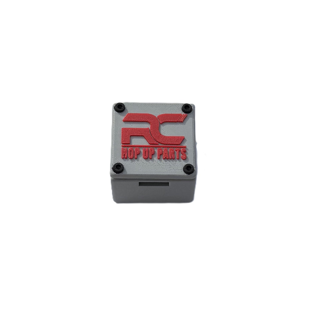 RC Hop Up Parts Large RC Receiver Box Grey, Threaded M3 Inserts and Lid for CEN Racing F450, F250, Sicario (ONLINE ORDER ONLY)