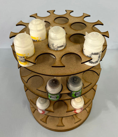 Rotating Paint Rack - For 34mm Paint Pots (GW, Citadel) (Online Order Only) (Online Order Only)