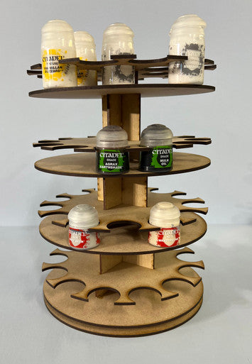 Rotating Paint Rack - For 34mm Paint Pots (GW, Citadel) (Online Order Only) (Online Order Only)