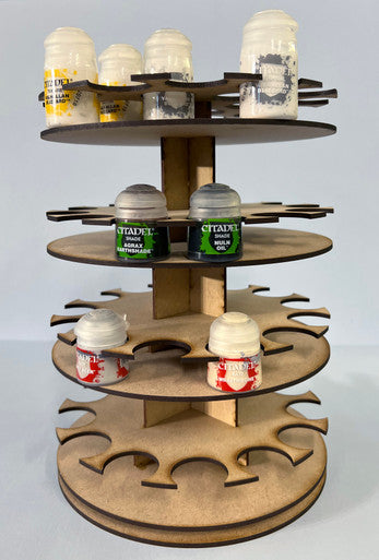 Rotating Paint Rack - For 34mm Paint Pots (GW, Citadel) (Online Order Only) (Online Order Only)