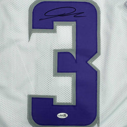 Autographed/Signed Jordan Addison Minnesota White Alternate Football Jersey JSA COA