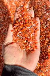 Bulk Crystal Chips, 1 Lb, Rose Quartz, Amethyst, Smoky Quartz, Carnelian, Labradorite, Citrine, Rainbow Moonstone, Black Tourmaline Chips (ONLINE ORDER ONLY)