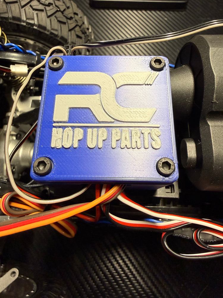 RC Hop Up Parts Large RC Receiver Box Red, Threaded M3 Inserts and Lid for CEN Racing F450, F250, Sicario (ONLINE ORDER ONLY)