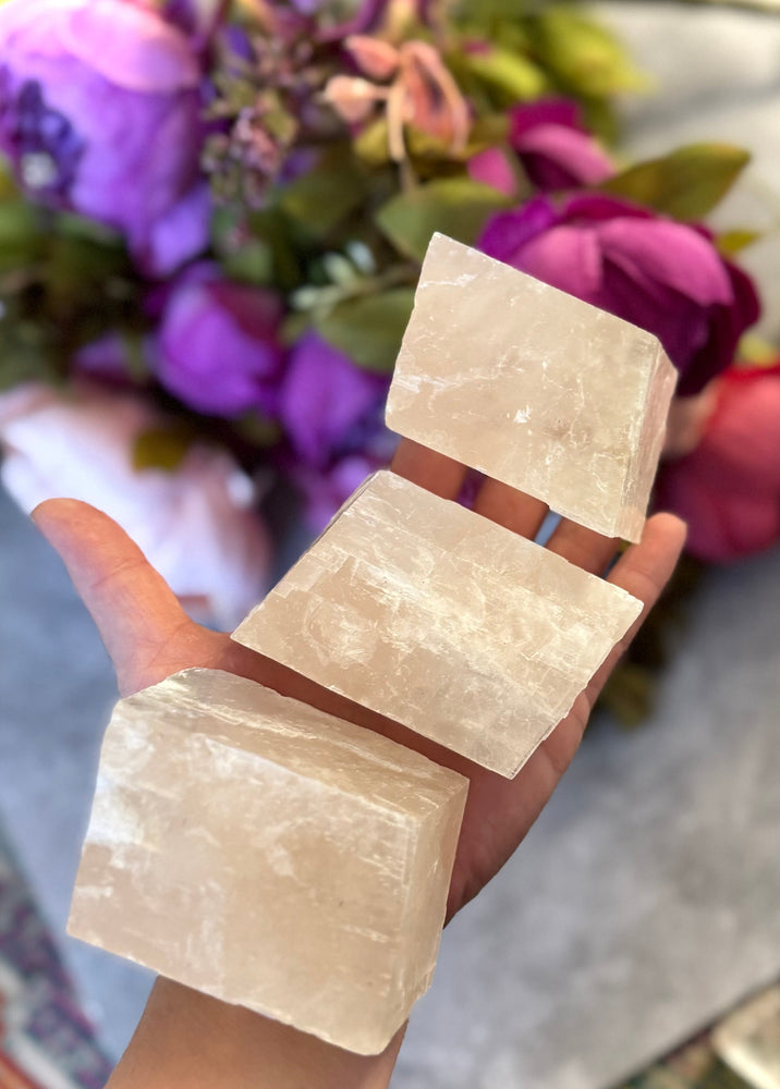 Optical Calcite, Glows PINK Under UV Light, Fluorescent Minerals (ONLINE ORDER ONLY)