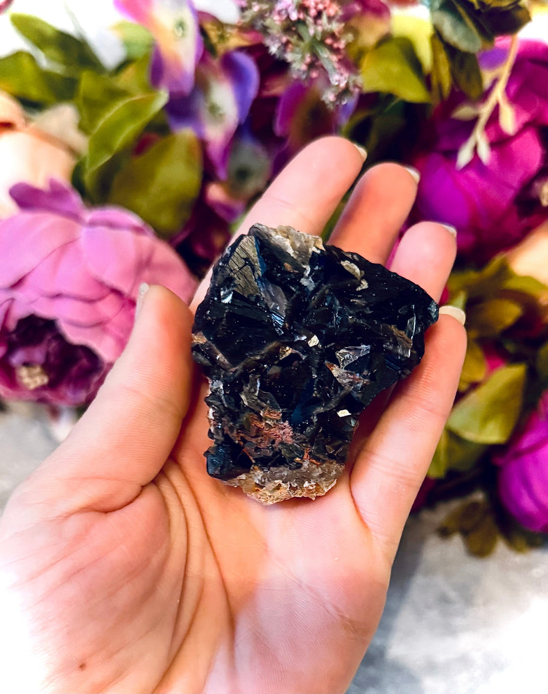 RARE Black Rose Fluorite Specimens, Fluoresce Red or Pink (ONLINE ORDER ONLY)