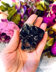 RARE Black Rose Fluorite Specimens, Fluoresce Red or Pink (ONLINE ORDER ONLY)