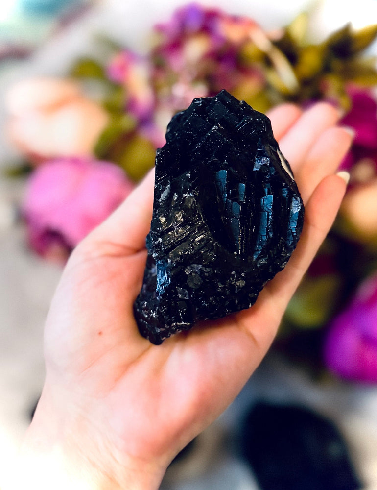 RARE Black Rose Fluorite Specimens, Fluoresce Red or Pink (ONLINE ORDER ONLY)