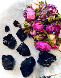 RARE Black Rose Fluorite Specimens, Fluoresce Red or Pink (ONLINE ORDER ONLY)