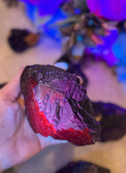 RARE Black Rose Fluorite Specimens, Fluoresce Red or Pink (ONLINE ORDER ONLY)