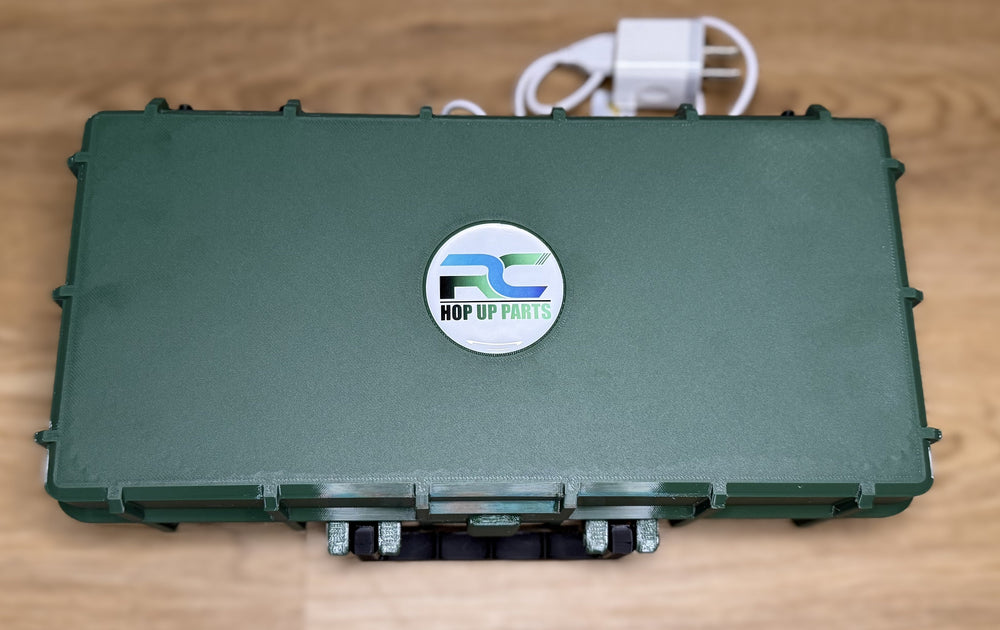 RC Hop Up Parts 1/3 Scale Replica Gun Case with LED RGB COB Lights | Fits Goat Guns® Models