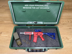 RC Hop Up Parts 1/3 Scale Replica Gun Case with LED RGB COB Lights | Fits Goat Guns® Models