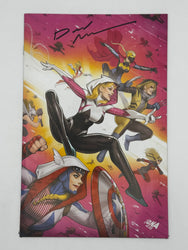 [Signed by David Nakayama] SPIDER-GWEN: GWENVERSE #1 Virgin DAVID NAKAYAMA EXCLUSIVE VAR (11/02/2022) (ONLINE ORDER ONLY)