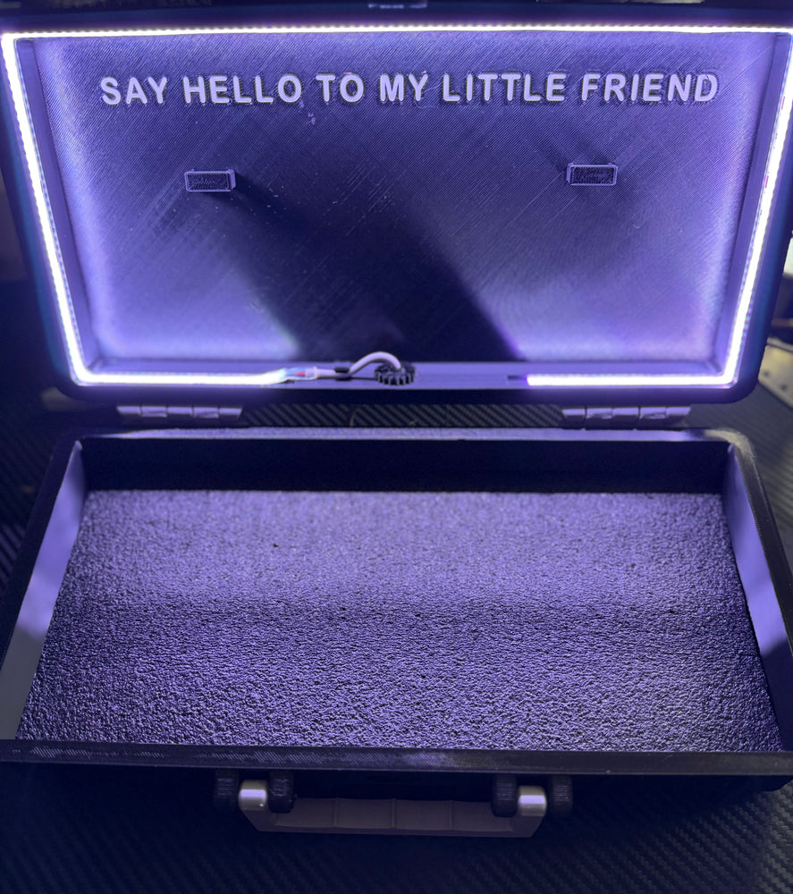 RC Hop Up Parts 1/3 Scale Replica Gun Case with LED RGB COB Lights | Fits Goat Guns® Models