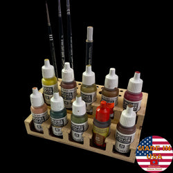 Paint Rack - 26mm Mini, For Vallejo and Army Painter Style Dropper Bottles (Online Order Only) (Online Order Only)