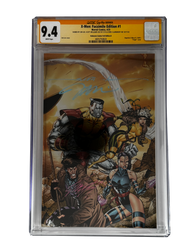 [TRIPLE SIGNED CGC YELLOW LABEL 4 PACK FOIL] X-Men 1991 #1 Facsimile Jim Lee | Claremont |  Williams Cover Var [Set #2] (ONLINE ORDER ONLY)