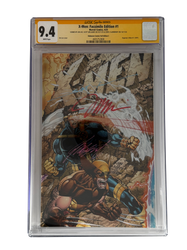 [TRIPLE SIGNED CGC YELLOW LABEL 4 PACK FOIL] X-Men 1991 #1 Facsimile Jim Lee | Claremont |  Williams Cover Var [Set #2] (ONLINE ORDER ONLY)