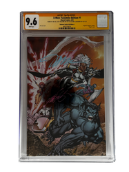 [TRIPLE SIGNED CGC YELLOW LABEL 4 PACK FOIL] X-Men 1991 #1 Facsimile Jim Lee | Claremont |  Williams Cover Var [Set #2] (ONLINE ORDER ONLY)