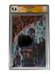 [TRIPLE SIGNED CGC YELLOW LABEL 4 PACK FOIL] X-Men 1991 #1 Facsimile Jim Lee | Claremont |  Williams Cover Var [Set #2] (ONLINE ORDER ONLY)