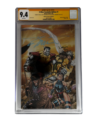 [TRIPLE SIGNED CGC YELLOW LABEL 4 PACK FOIL] X-Men 1991 #1 Facsimile Jim Lee | Claremont |  Williams Cover Var [Set #1] (ONLINE ORDER ONLY)